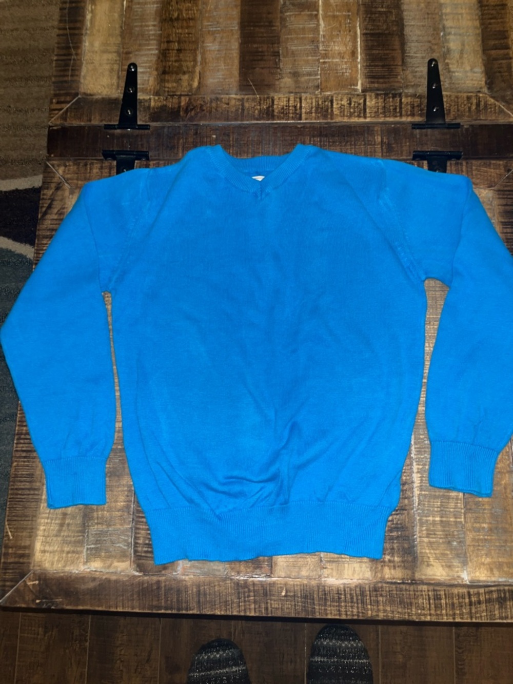Children’s Place Kid’s V-Neck Sweater in Bright Blue
